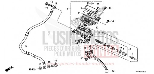 CLUTCH MASTER CYLINDER VFR800XH de 2017